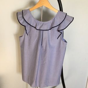Jcrew ruffle top